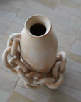 ANDROS | Céramique décorative, sable clair