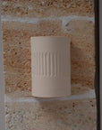 Applique Cali, grès chamotté, céramique artisanale