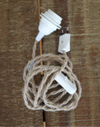 IOS | Lampe sable clair & jute