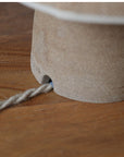 PALMA | Lampe sable brun & jute