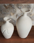 Vases décoratifs NAIROBI grès chamotté, petit et grand modèles