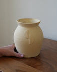 KOS | Vase motif lunes, crème