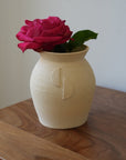 KOS | Vase motif lunes, crème