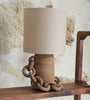 ANDROS | Lampe sable brun & ivoire