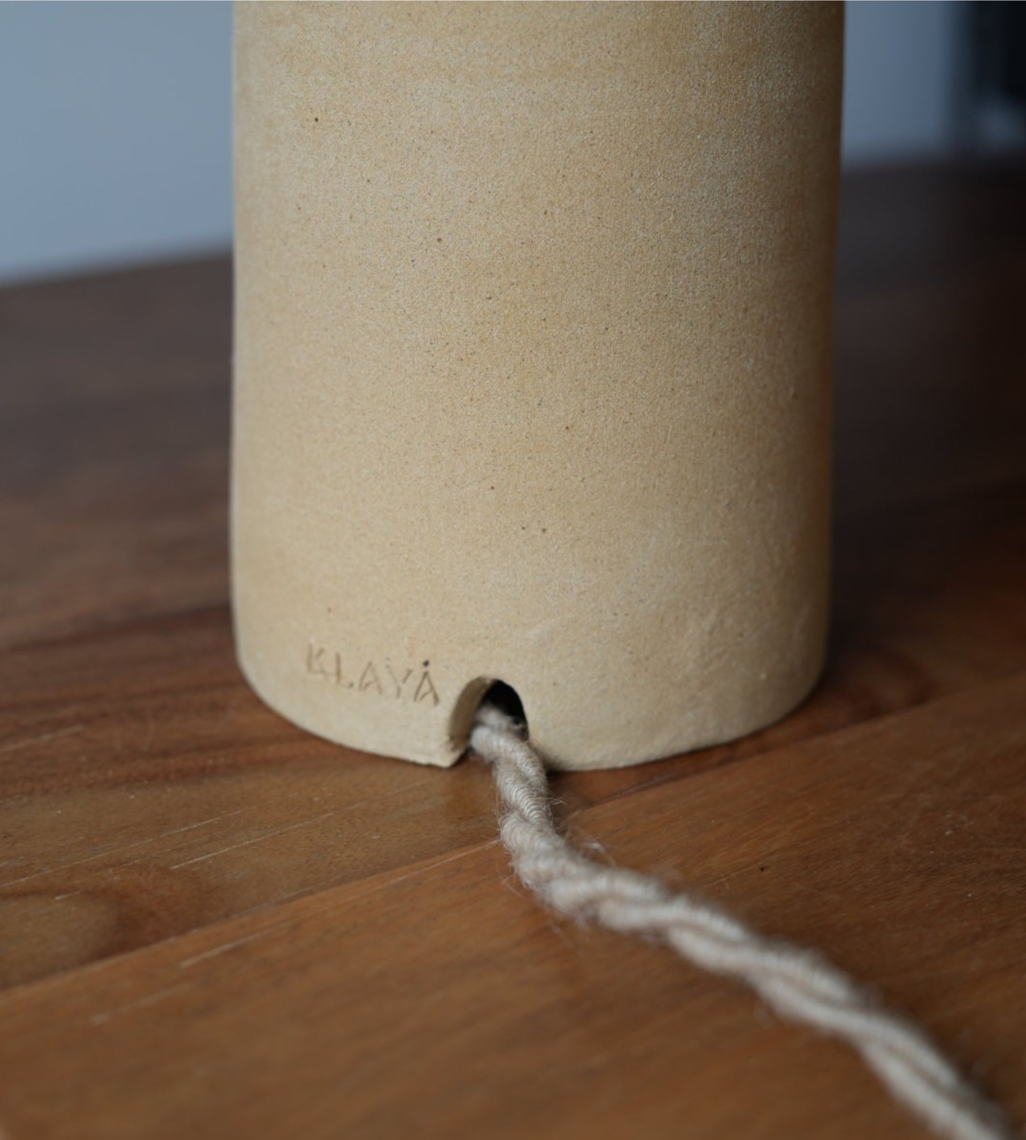 IOS | Lampe sable clair &amp; jute