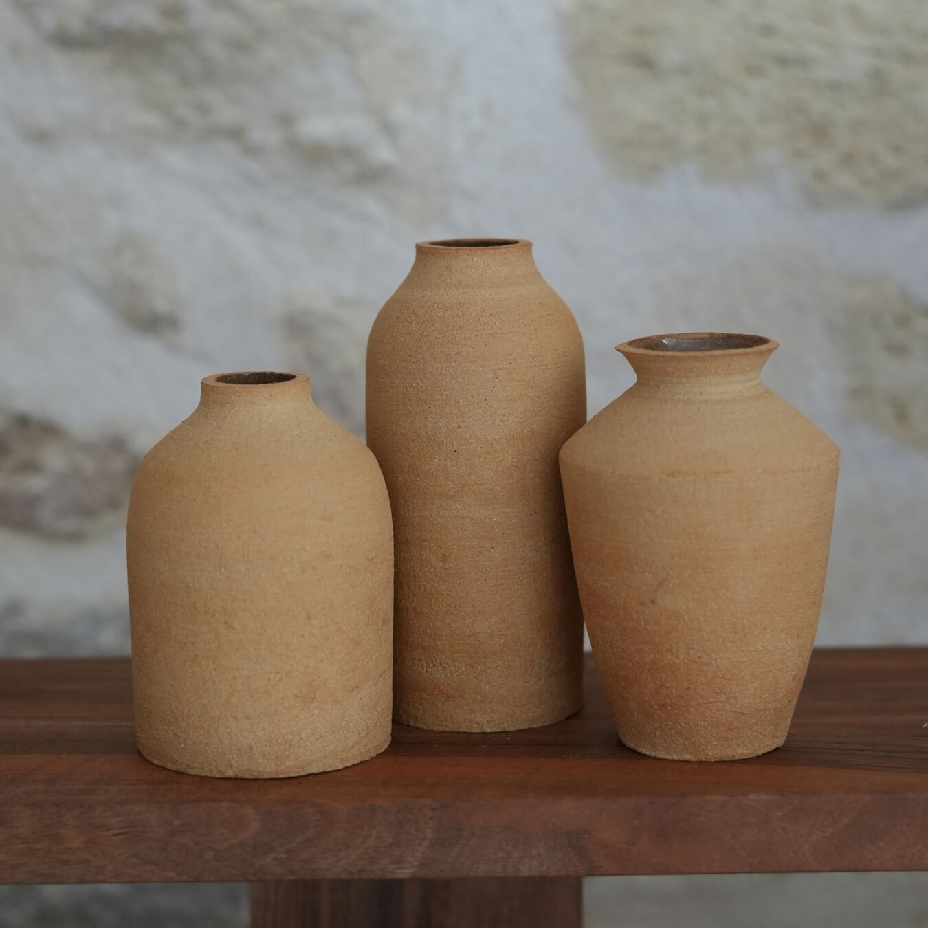 Soliflores sur-mesure mariage, en grès. Céramiques artisanales